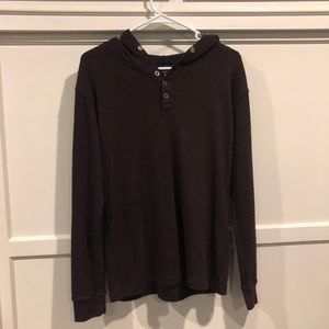Burdundy hooded longsleeve